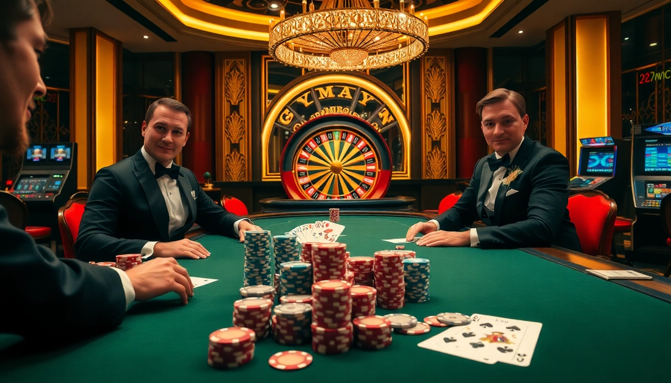 Experience the thrill of 32wincasino.com with intense poker action and gleaming casino elements.