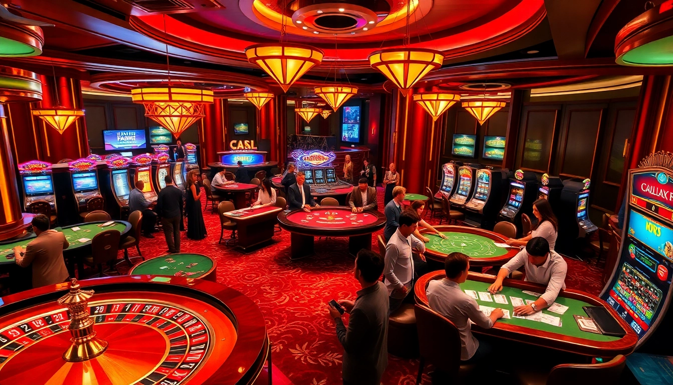 Engaged players experiencing the thrill of a 包网 gambling platform in a luxurious casino environment.
